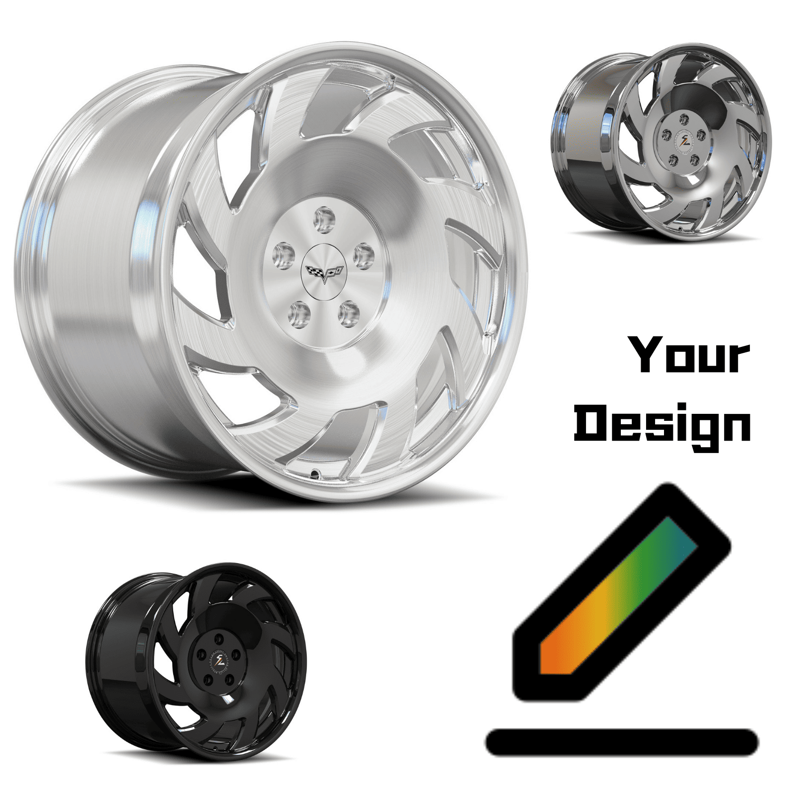 SA-10 forged monoblock step lip wheels for the 2022 WRX - lightweight custom wheels
