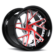 Splux SC-01 custom forged 2-piece deep concave wheels for Chevy Impala — side fitment profile.