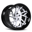 Splux SC-01 custom forged 2-piece deep concave wheels for Chevy Impala — barrel and spoke layout.