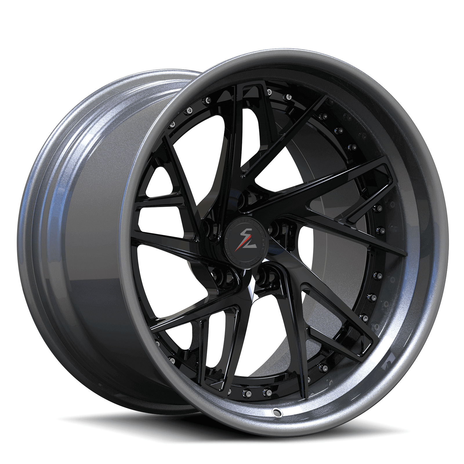 Gray/Gunmetal Custom Deep Dish/Concave Forged Wheels&Rims - Splux ...