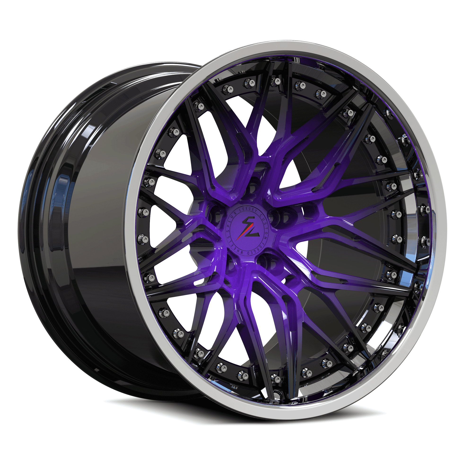 SC-02 super concave custom forged wheels for Cayman - deep dish rims