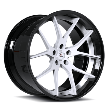 SC-04 Custom Super Concave Piano Black, Chrome Wheels