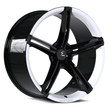 SC-06 black forged wheels for Chrysler - deep concave custom wheels