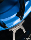 Blue C8 Corvette with a deep concave style, available in OEM or upgraded sizes with the C8 bolt pattern: 5x120.