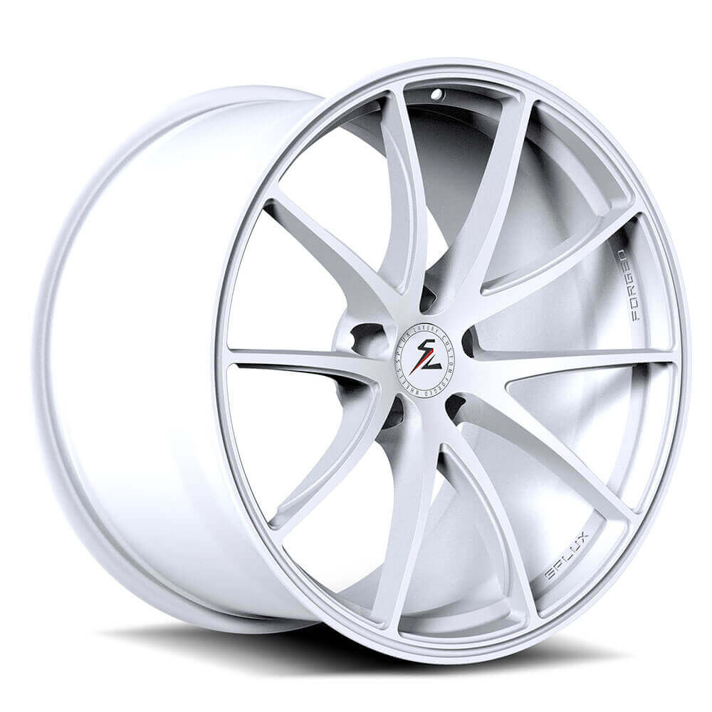 SC-08M white y-spoke lightweight forged wheels for Dodge Super Bee - custom rims