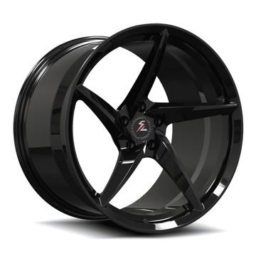 SC-09M Custom Super Concave Forged All Piano Black Wheels