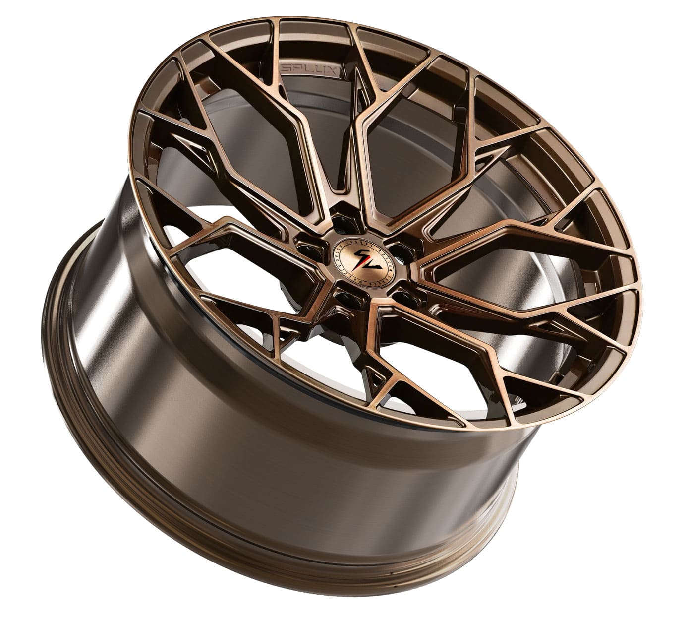 SC-10M brushed bronze custom wheels for AMG CLE 53 - deep concave forged rims