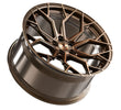 SC-10M brushed bronze custom wheels for Chevrolet Corvette Z06 - deep concave forged rims