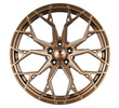 SC-10M brushed bronze forged monoblock deep concave wheels for Aston Martin — face detail