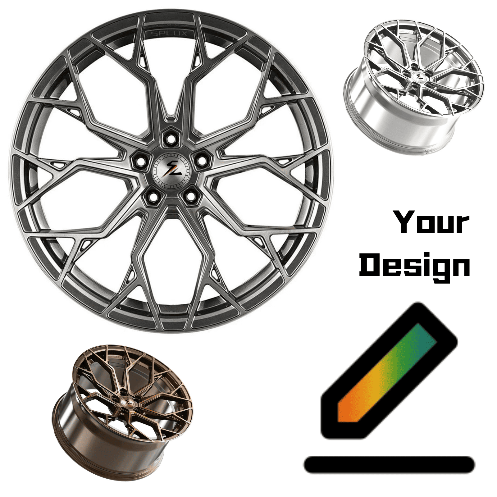 SC-10M custom design forged wheels for 2025 Mercedes-AMG CLE 53 - luxury aftermarket rims