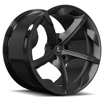SC-13M carbon fiber black forged wheels for 2016 Chevrolet Corvette Z06 - lightweight custom rims