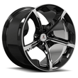 SC-13M gloss black polished forged wheels for Corvette Z06 - deep concave aftermarket alloys