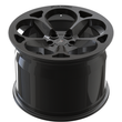 SC-17M gunmetal gray forged wheels for Fiat 595 - deep concave custom rims