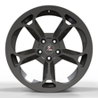 SC-17M gunmetal gray forged wheels for the Abarth - custom lightweight alloys