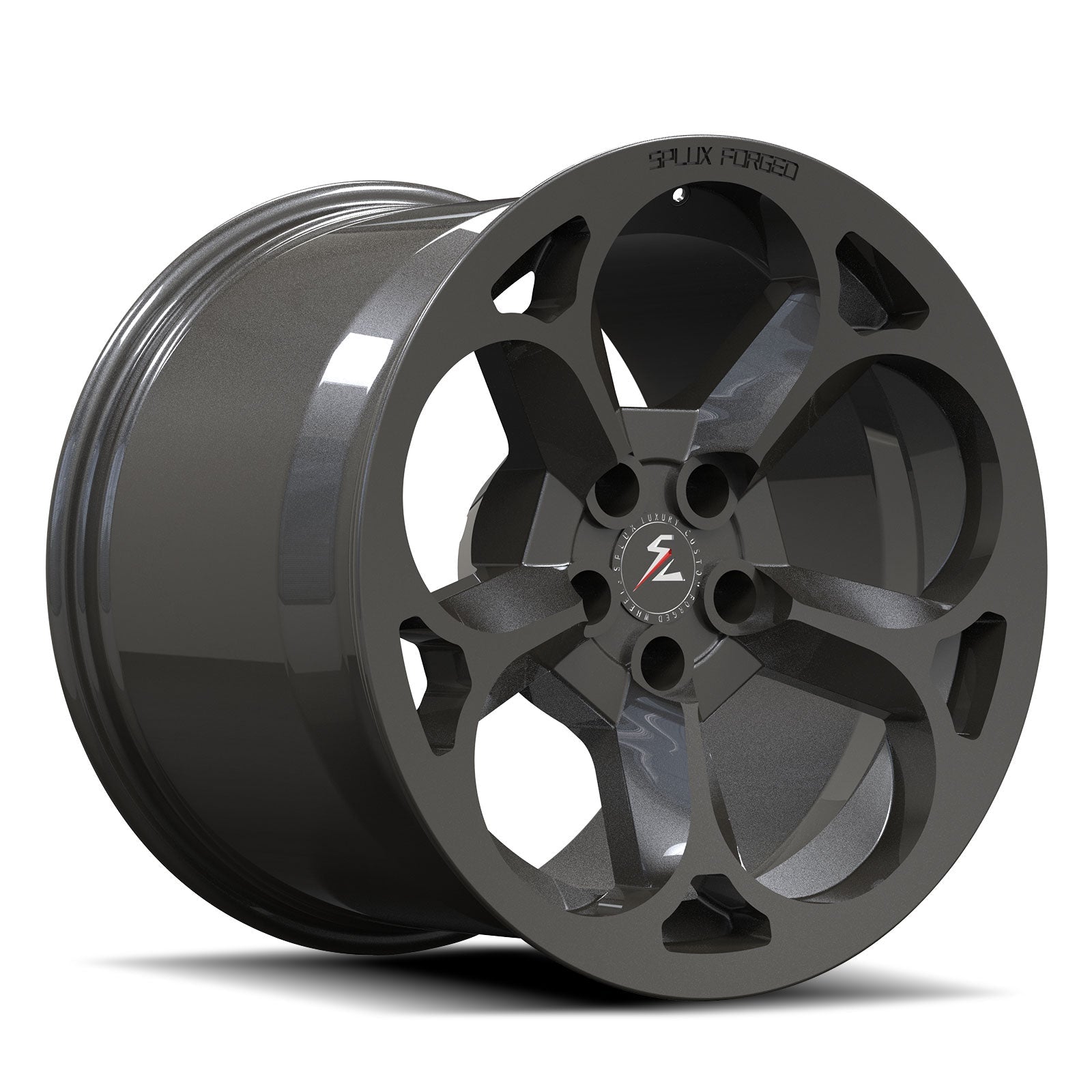 SC-17M gunmetal gray forged wheels for the 595 - deep concave rims