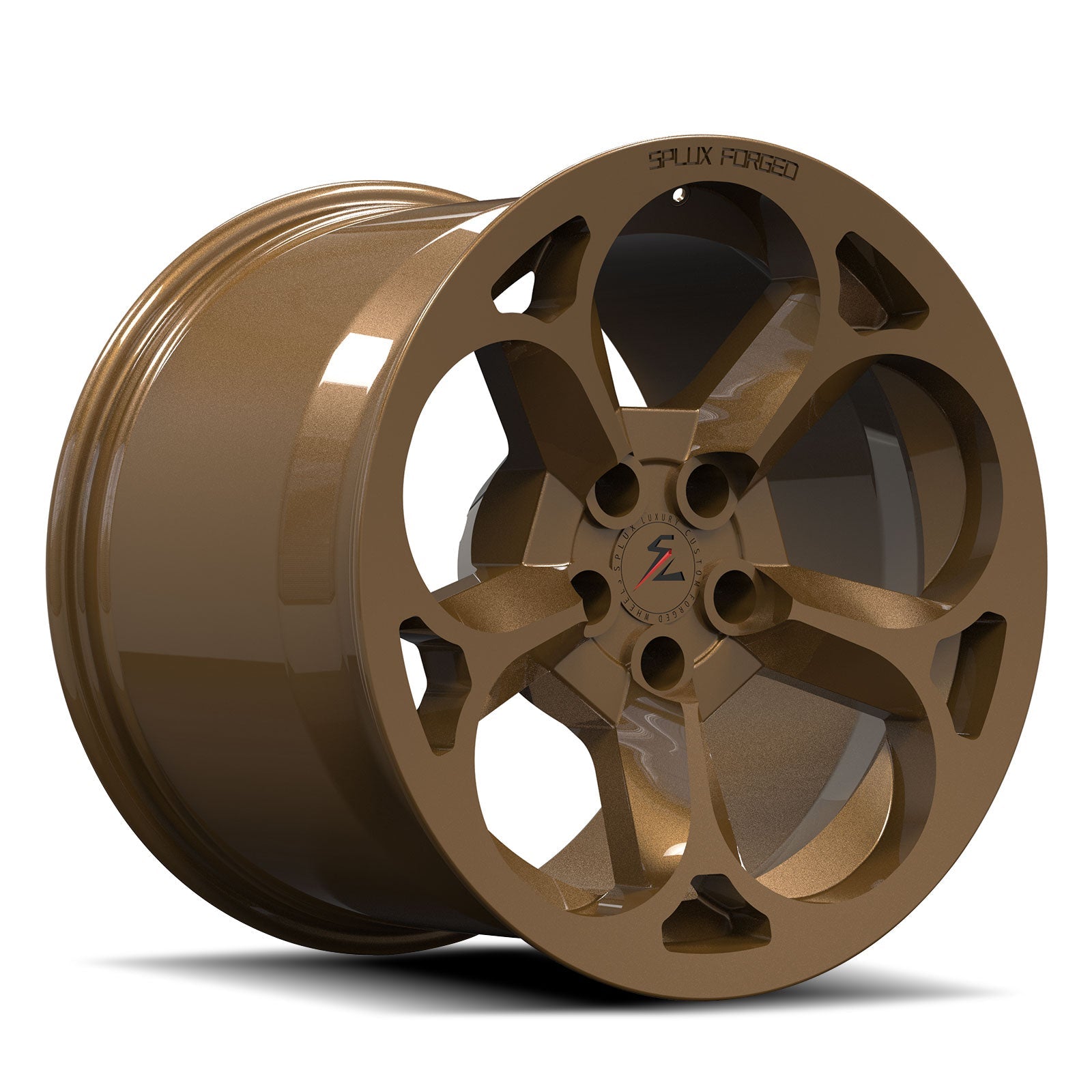 SC-17M shiny bronze forged wheels for Fiat 595 Abarth - aftermarket alloys