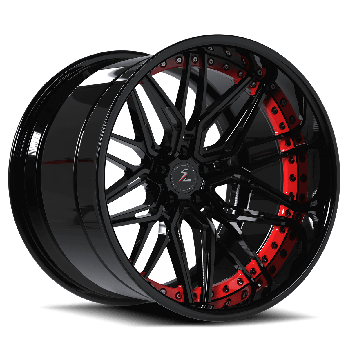 SD-01 super deep dish forged rims for 911 GT3 - custom 2-piece wheels