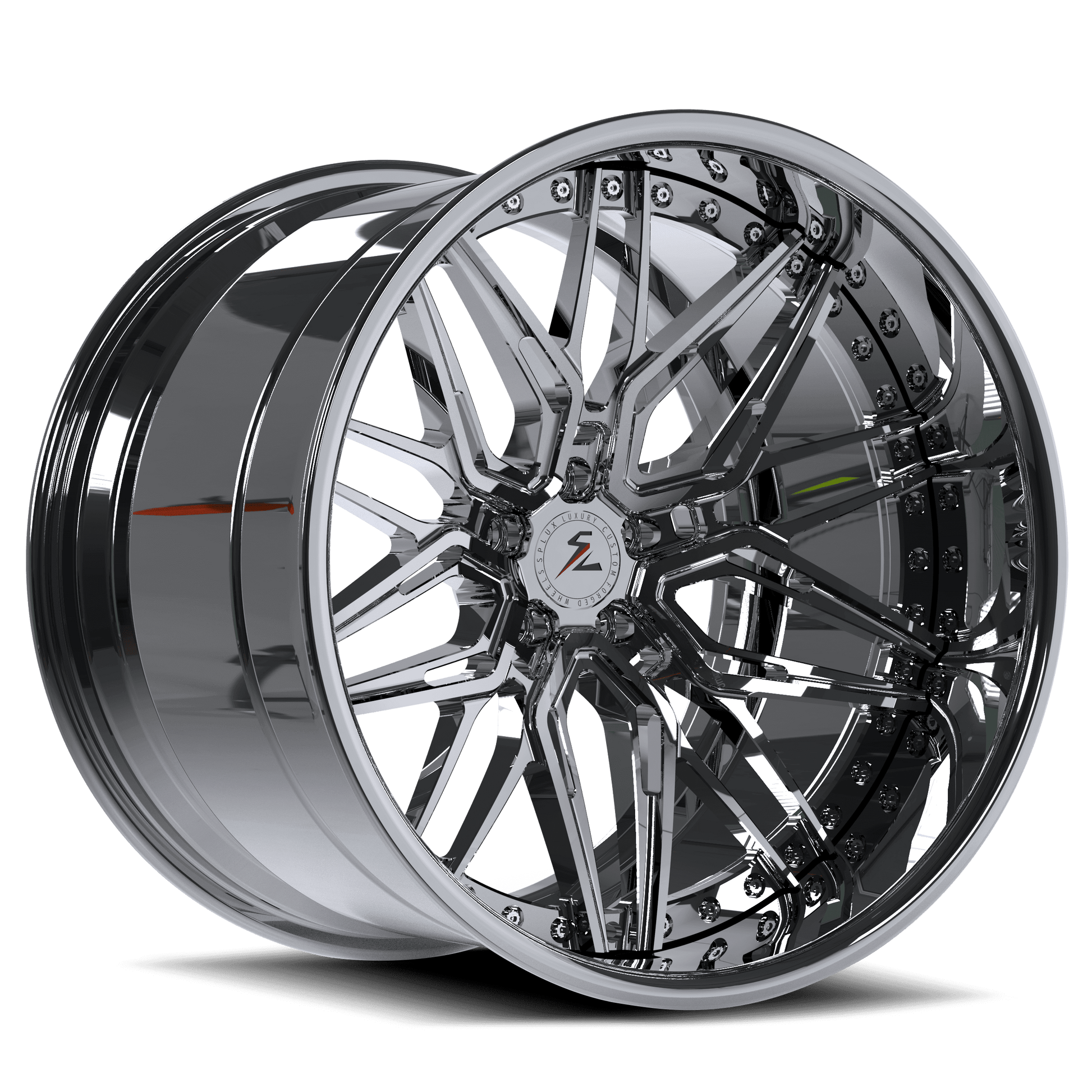 SD-01 super deep dish forged rims for GMC 1500 Stepside - luxury 2-piece custom wheels