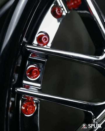 Deep dish Mini Cooper black rims with perfect fitment. 18, 19 inch custom forged 2-piece deep dish wheels for Mini.