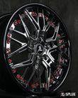 Mini Cooper wheels with chrome and black finish. Deep Dish SD-01 6061-T6 fully forged aftermarket rims in 19 inch.
