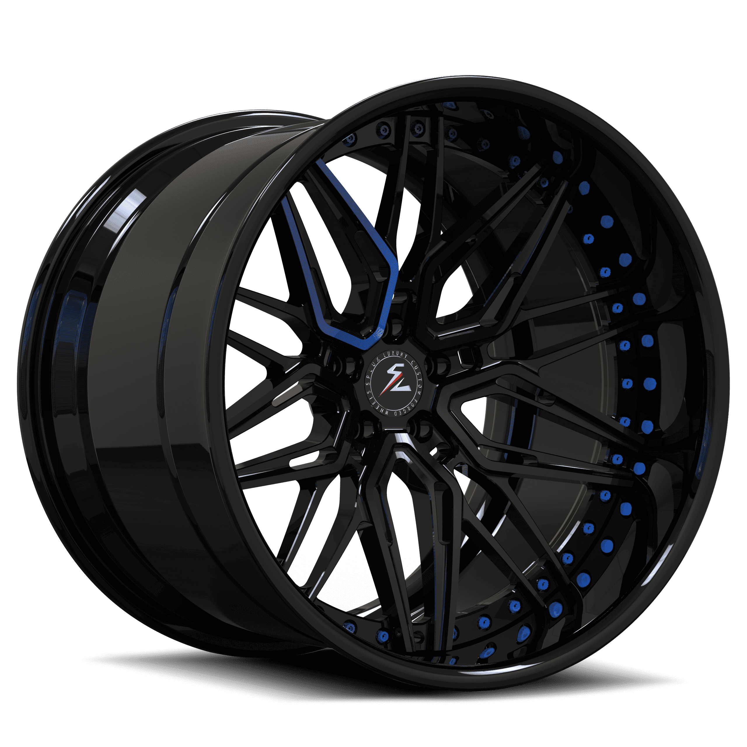 Deep dish Jeep wheels by Splux, with custom offsets and finishes, fully forged 2-piece design, fit for any vehicle.