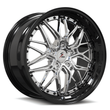 SD-01S black chrome forged wheels for the Porsche Cayenne - deep dish custom alloys