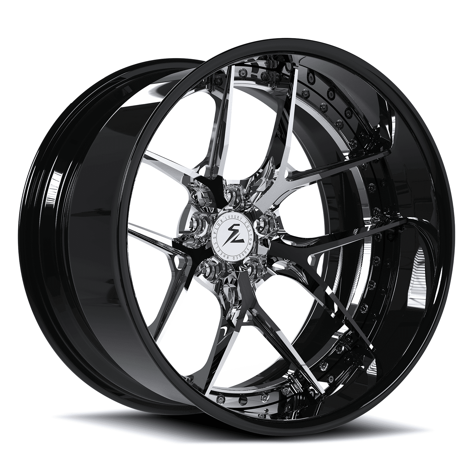 SD-02 super deep dish custom forged wheels - luxury aftermarket rims