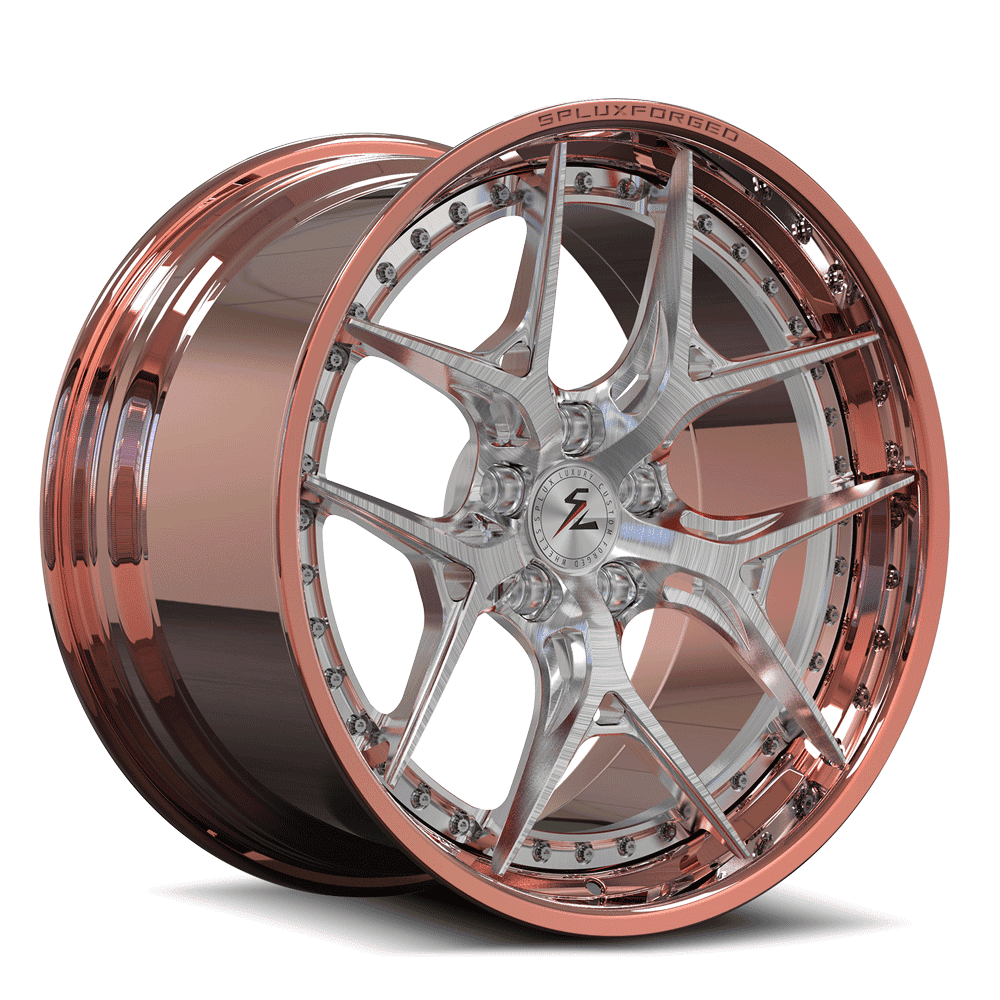 Deep dish wheels 5x115 for Chevy Malibu, Impala, Dodge Charger,Challenger. Rose gold and brushed mini cooper deep dish wheels