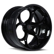 SD-03 all black forged 2-piece wheels for Tahoe High Country - deep dish custom rims