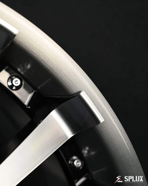 honda accord with silver aftermarket wheels. custom deep dish rims for 2021 accoud in 22inch size wheels.