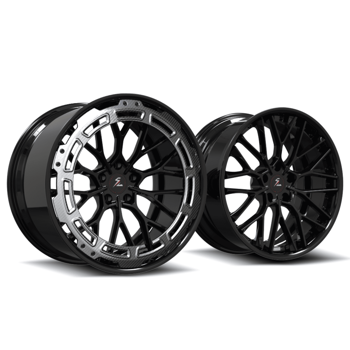 SD-12 2022-2025 Corvette C8 Z06/E-Ray Carbon Fiber 20x10 21x13