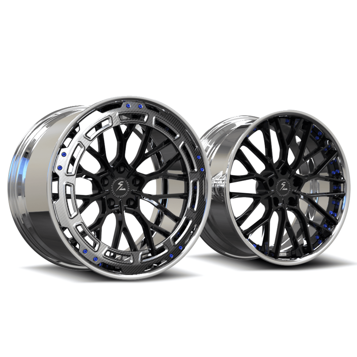 SD-12 2022-2026 Corvette C8 Z06/E-Ray Carbon Fiber 20x10 21x13