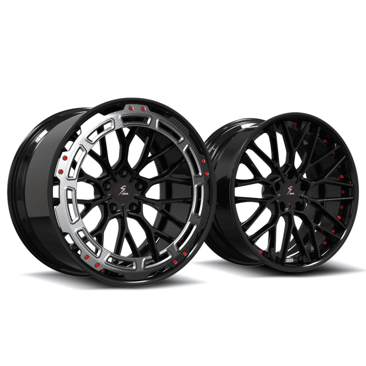 SD-12 2022-2025 Corvette C8 Z06/E-Ray Carbon Fiber 20x10 21x13