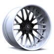 SD-12 black white forged wheels for 1984 GMC - 2-piece rims