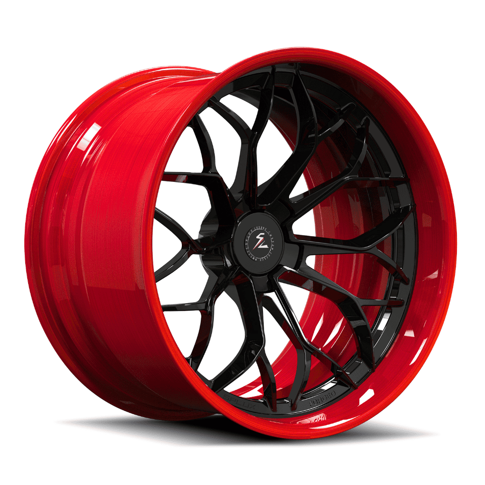SD-14 deep dish hidden rivets forged wheels for Porsche 911 - aftermarket alloys