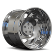 SD-18 chrome deep dish forged wheels for 1973 Volkswagen Super Beetle - custom rims