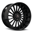 SD-23 all-black forged wheels for Chrysler 300 - multi-spoke 2-piece aftermarket rims
