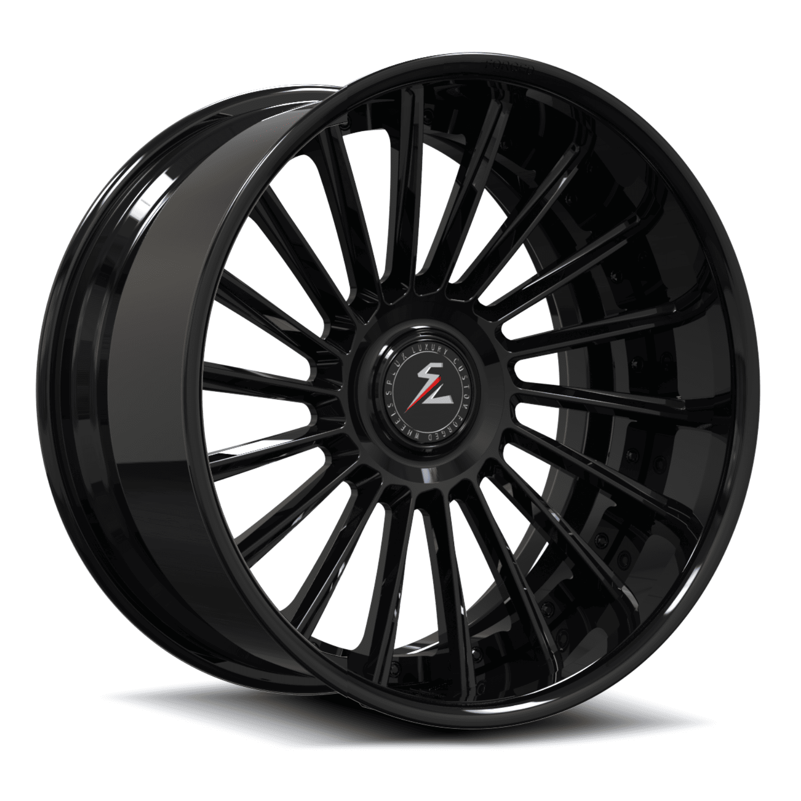 SD-23 all black forged wheels for Dodge Durango - lightweight deep dish rims