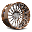 SD-23 chrome polished copper forged wheels for 1969 Chevrolet C10 - luxury aftermarket rims