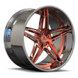 SD-24 chrome polished rose gold forged wheels for 1986 Chevrolet C10 - luxury aftermarket wheels