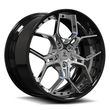 SD-28 chrome black forged wheels for the Jimmy - deep dish aftermarket wheels