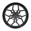 SD-28 gunmetal black forged wheels for GMC S-15 Jimmy - deep dish 5-spoke custom wheels