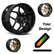 SD-28 forged wheels for 1987 GMC S-15 Jimmy - deep dish y-spoke custom alloys