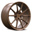 Splux SF-06 custom forged monoblock 20-inch rims for Tesla Model S, super lightweight bronze aftermarket Tesla wheels.
