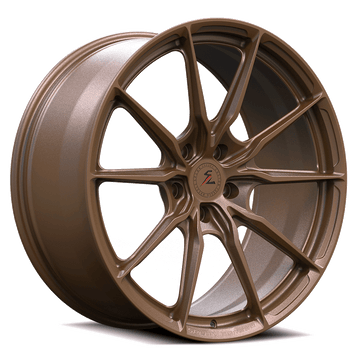 Splux SF-06 custom forged monoblock 20-inch rims for Tesla Model S, super lightweight bronze aftermarket Tesla wheels.