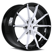 Splux SF-06 custom forged monoblock wheels for Tesla Model S, 22-inch super lightweight pearl white or black aftermarket design.
