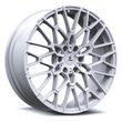 SF-10 6-Lug white forged monoblock multi-spoke wheels for GMC Denali — face view
