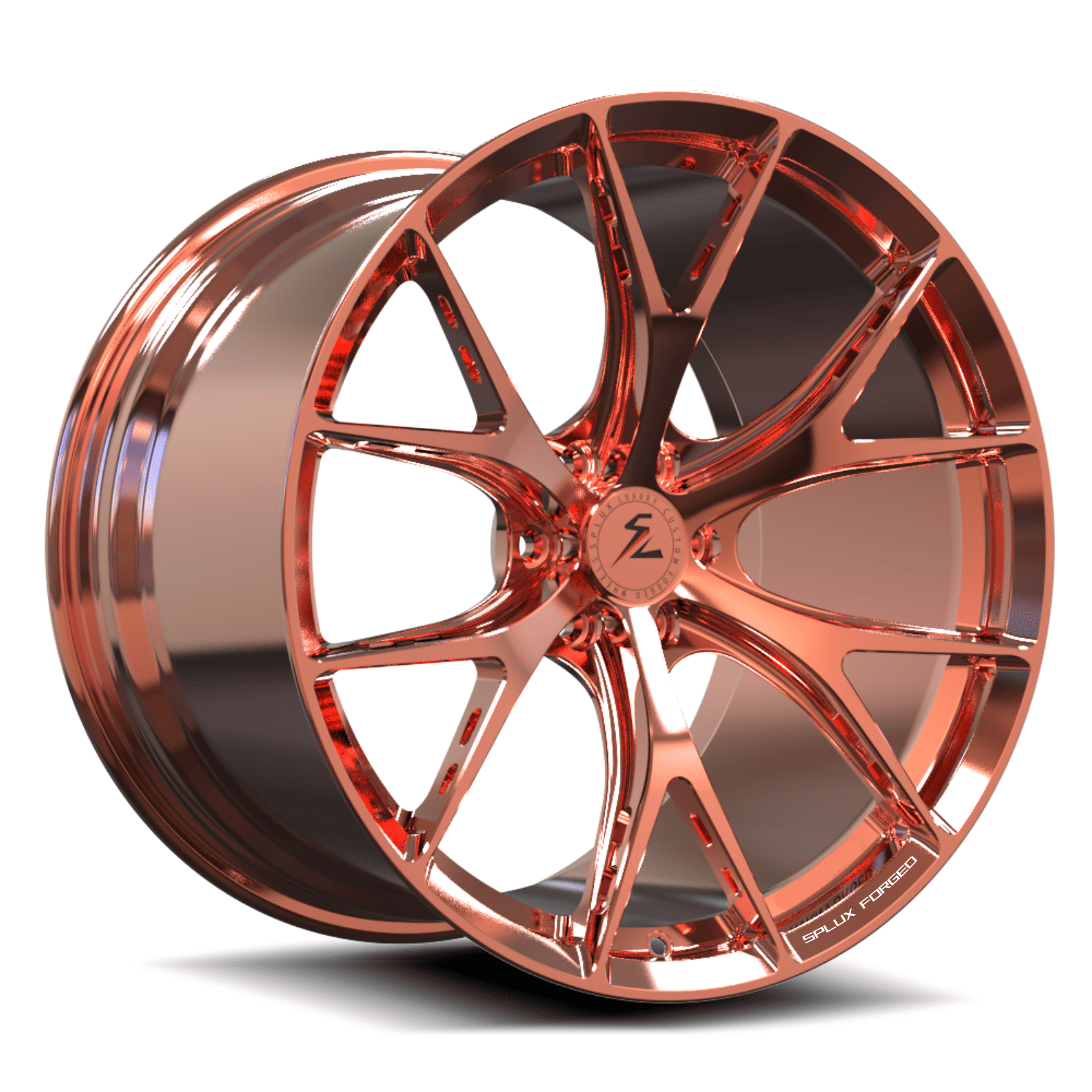 SL-03 black forged wheels for Viper SRT10 - lightweight aftermarket wheels