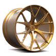 srt viper rims with brushed gold finish. concave and ultra lightweight aftermarket red dodge viper gold rims.
