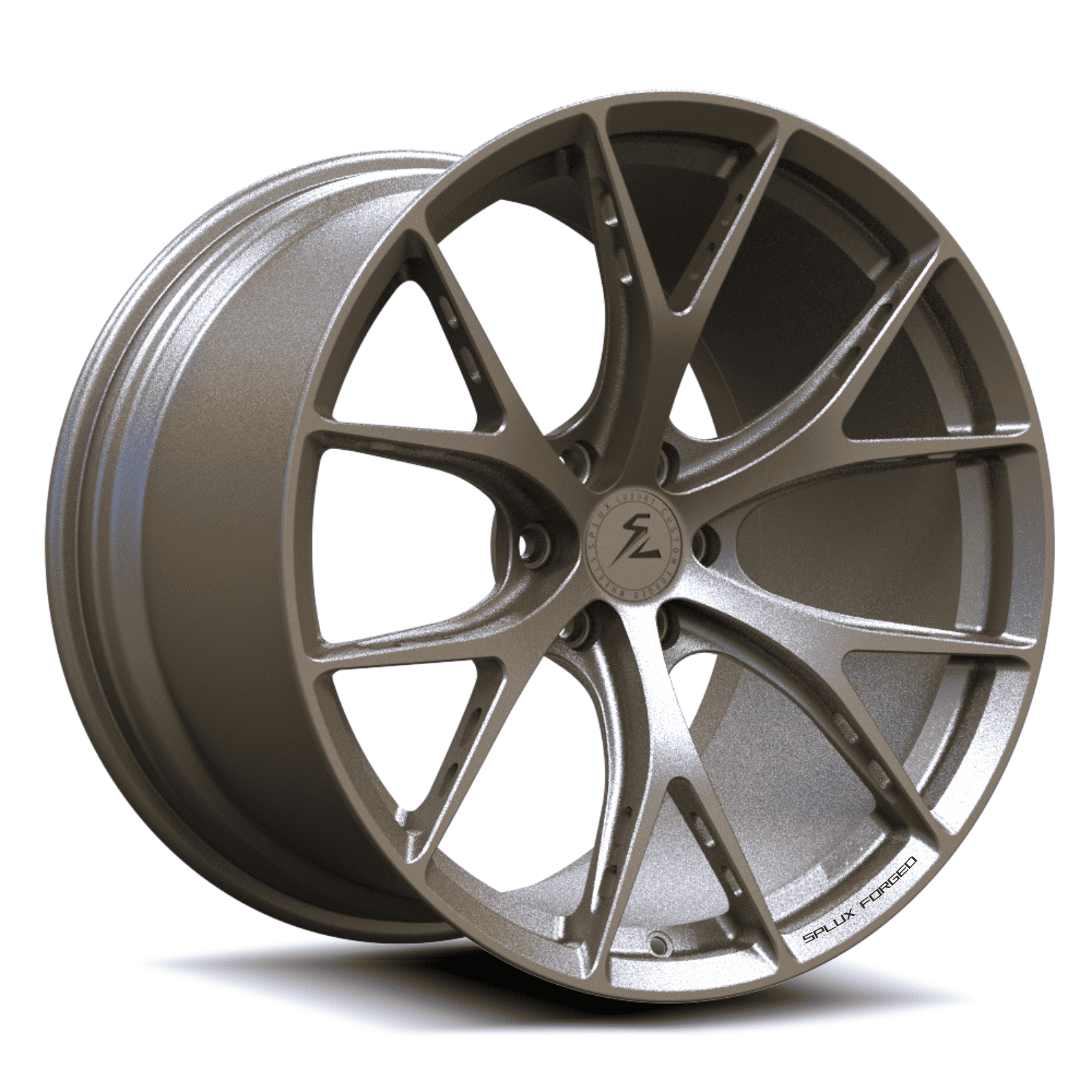 dodge viper srt rims with satin bronze finish.24 inch custom offset viper wheels with ultra lightweight 6-lug design.